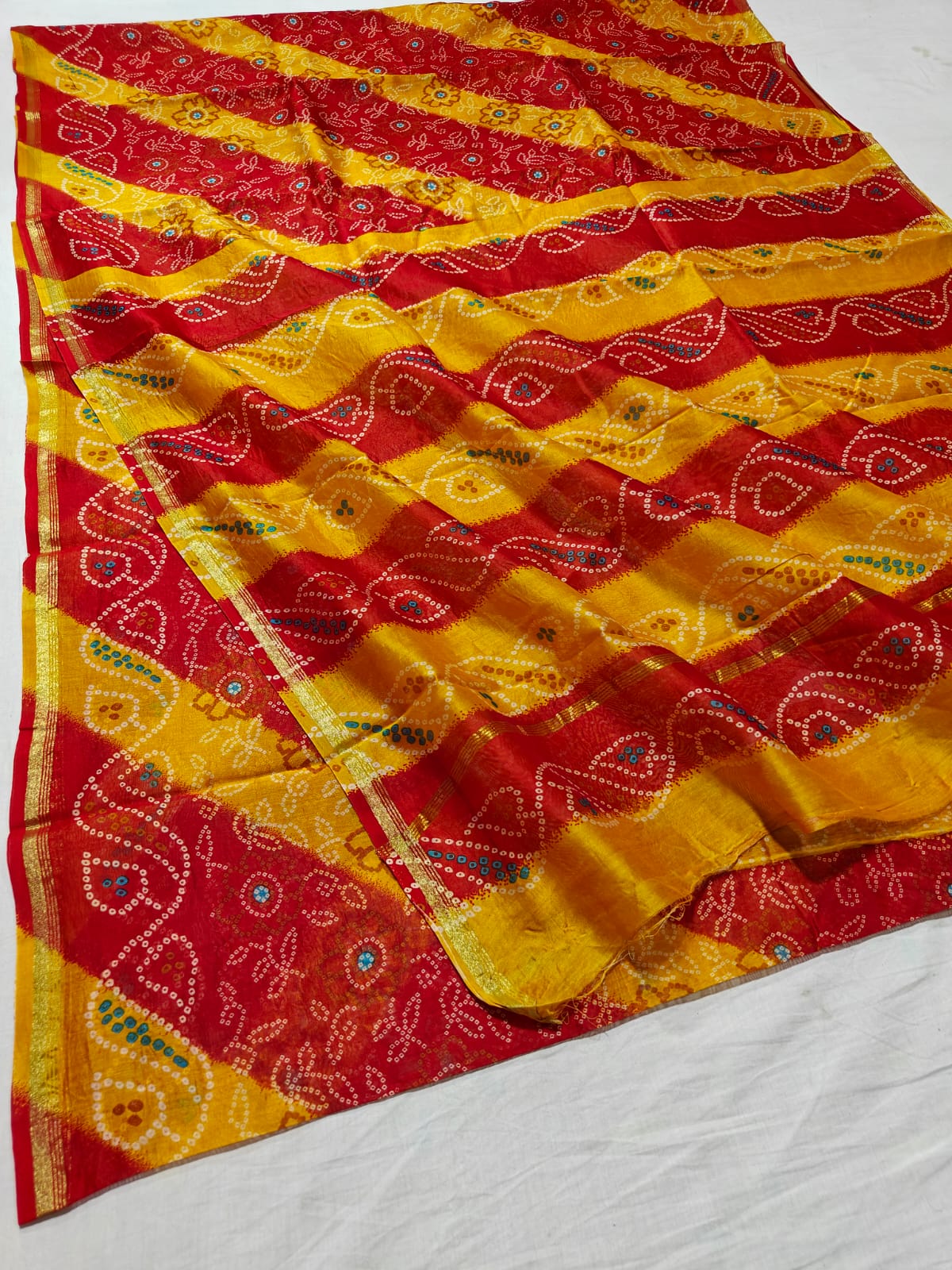 handblock patola printed chanderi silk saree | with blouse peice netural dye | non remuvable print|