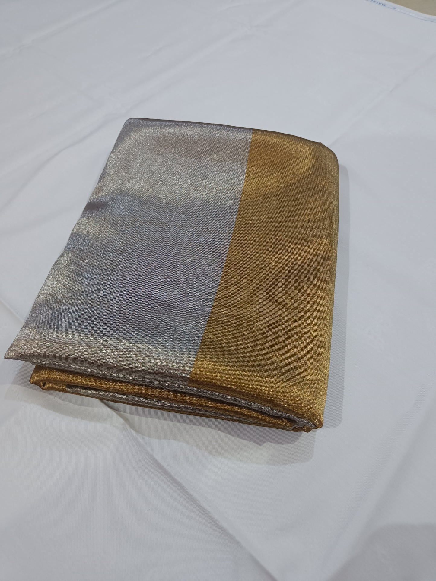 Gold silver | most trending handloom chanderi tissue saree with golden and silver zari work!