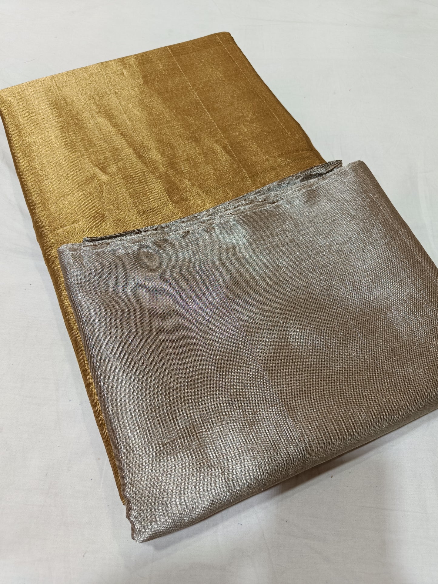 Gold silver | most trending handloom chanderi tissue saree with golden and silver zari work!